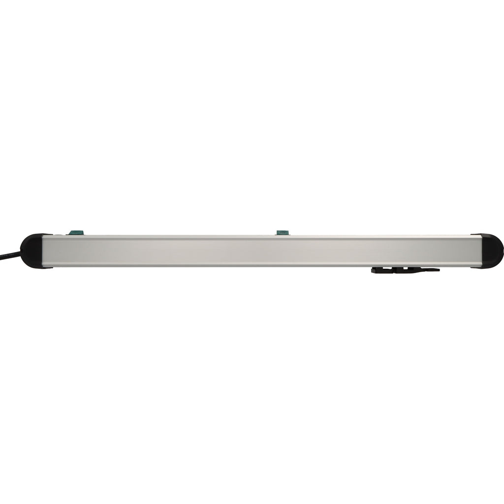 Brennenstuhl premium-alu-line stekkerdoos 12-voudig stekkerdoos (zwart zilver)