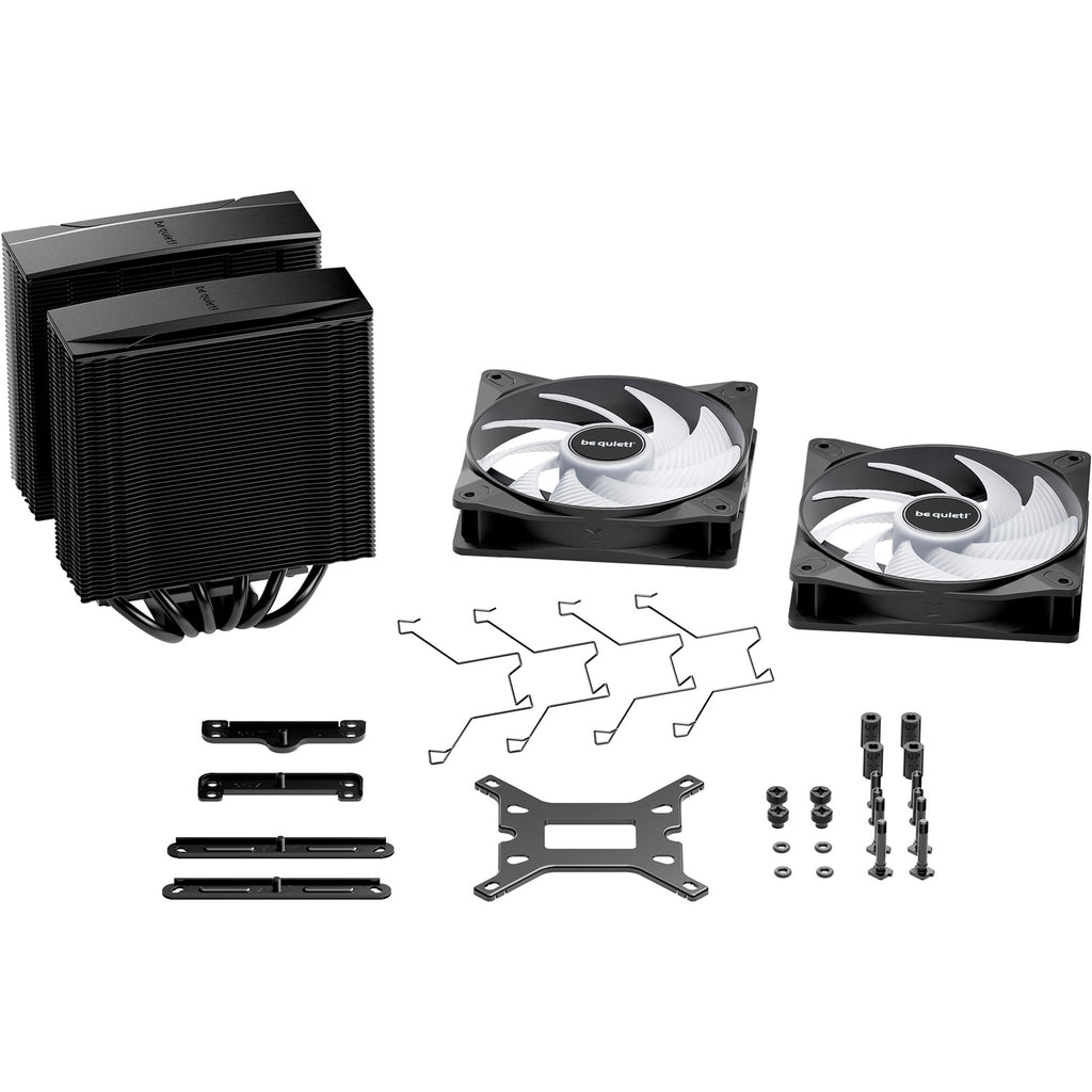 Be quiet! pure rock pro 3 lx rgb cpu-koeler (zwart)