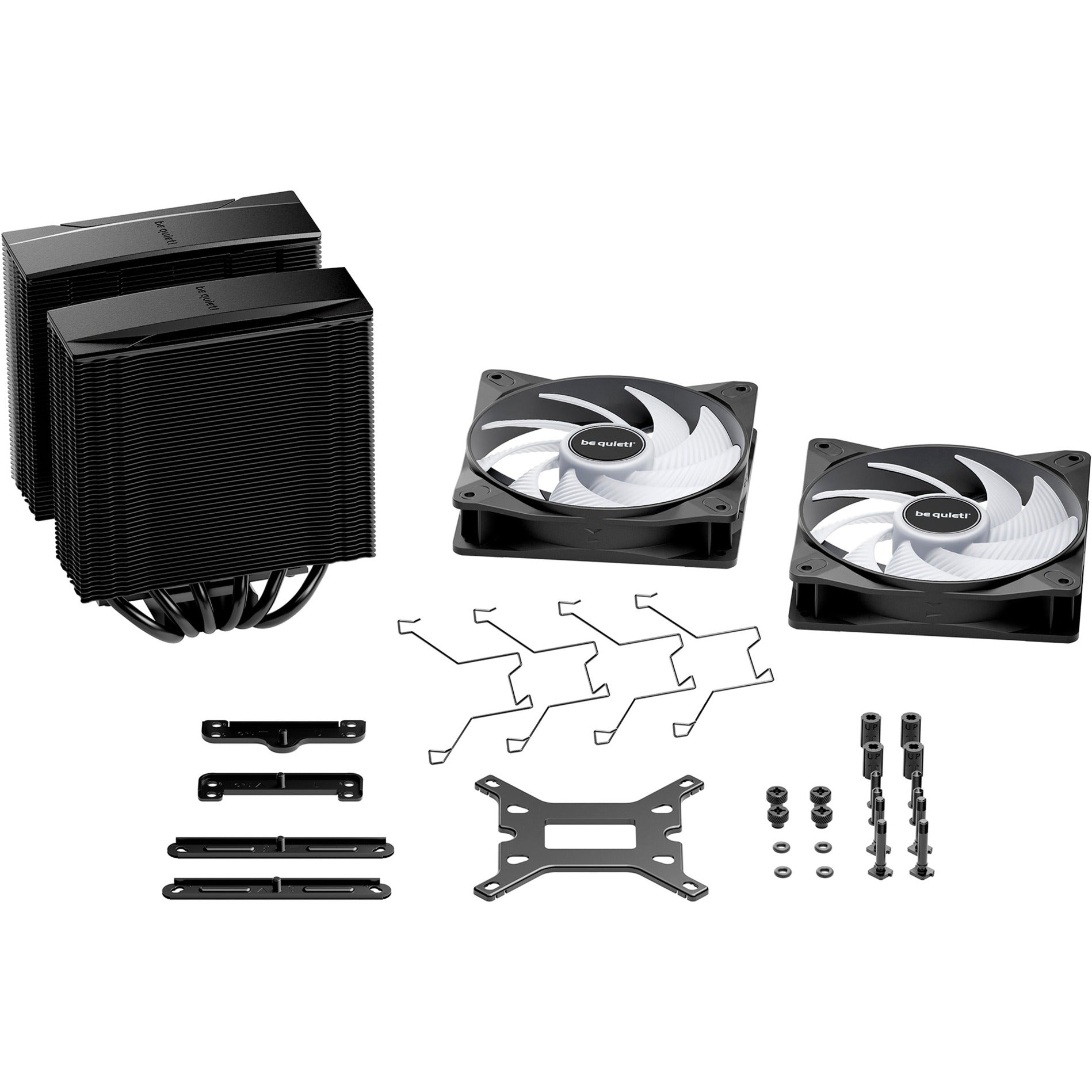 Be quiet! pure rock pro 3 lx rgb cpu-koeler (zwart)