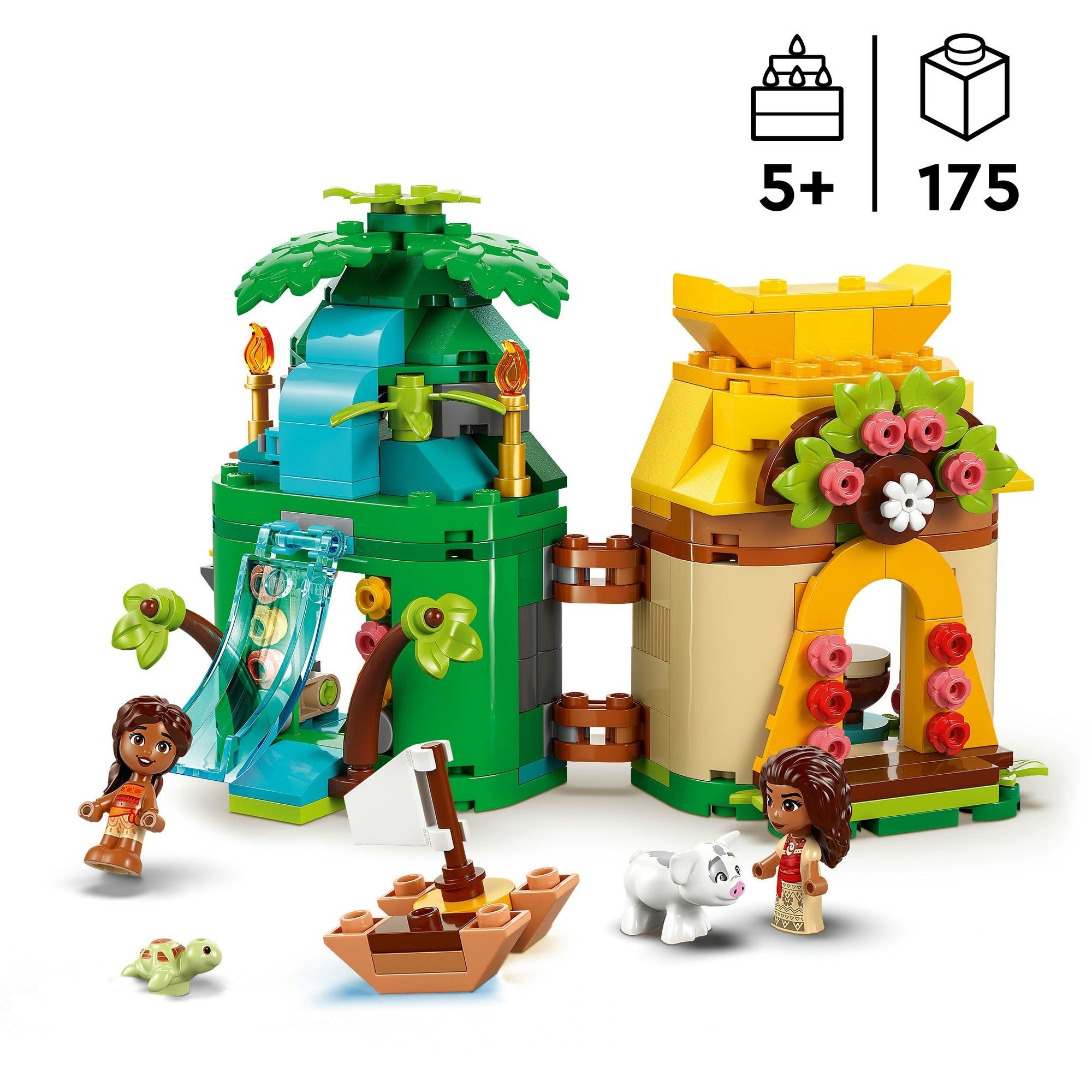 Lego disney princess - vaiana's speeleiland constructiespeelgoed (43260)