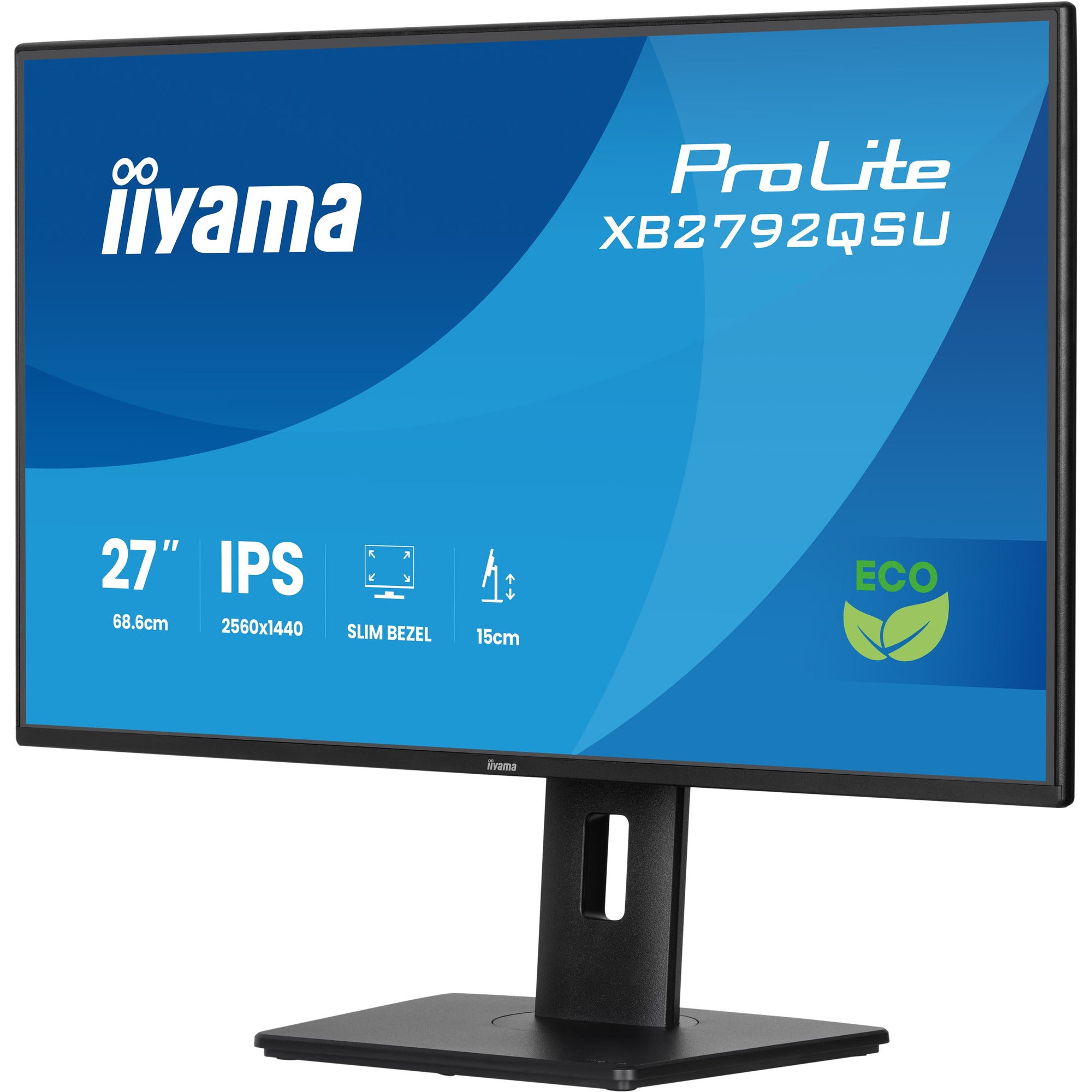 Iiyama prolite xb2792qsu-b1 27 gaming monitor (zwart, hdmi, displayport, 2x usb-a, usb-b, 120 hz)