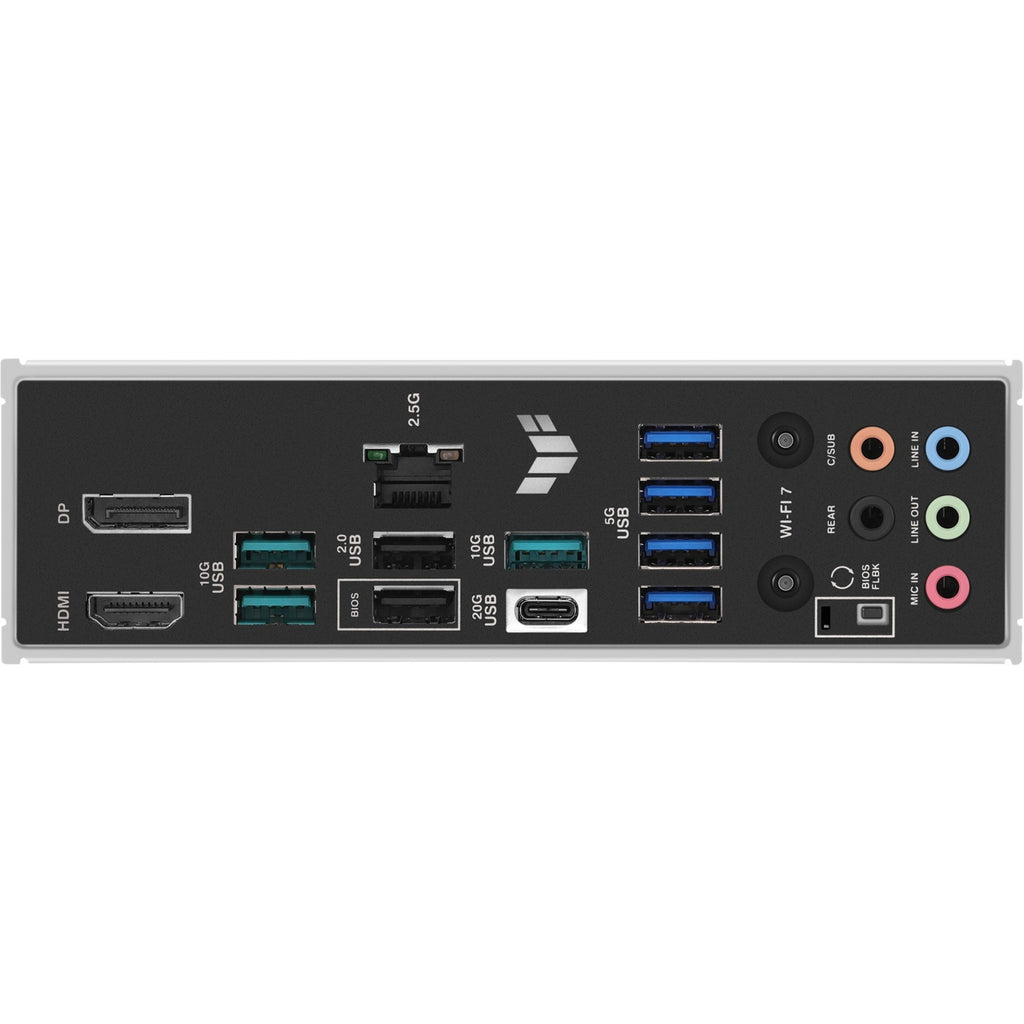 Asus tuf gaming b850-plus wifi socket am5 moederbord (raid, 2.5gb-lan, wi-fi 7, bt, sound, atx)