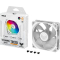 Asus tuf gaming tr120 argb reverse case fan (wit, 120 x 120 x 28 mm)