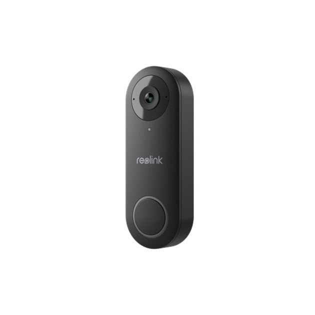 Reolink smart 2k+ bedrade poe videodeurbel met gong (zwart)