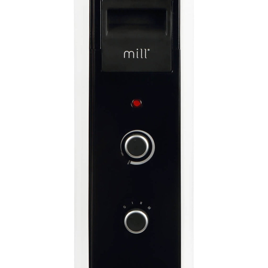 Mill gentle air olieradiator ab-h1000mec (wit zwart)