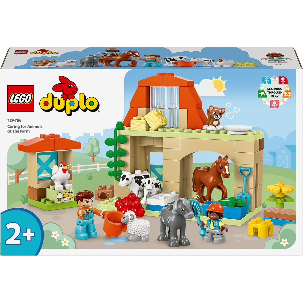 Lego duplo dieren verzorgen op de boerderij - 10416