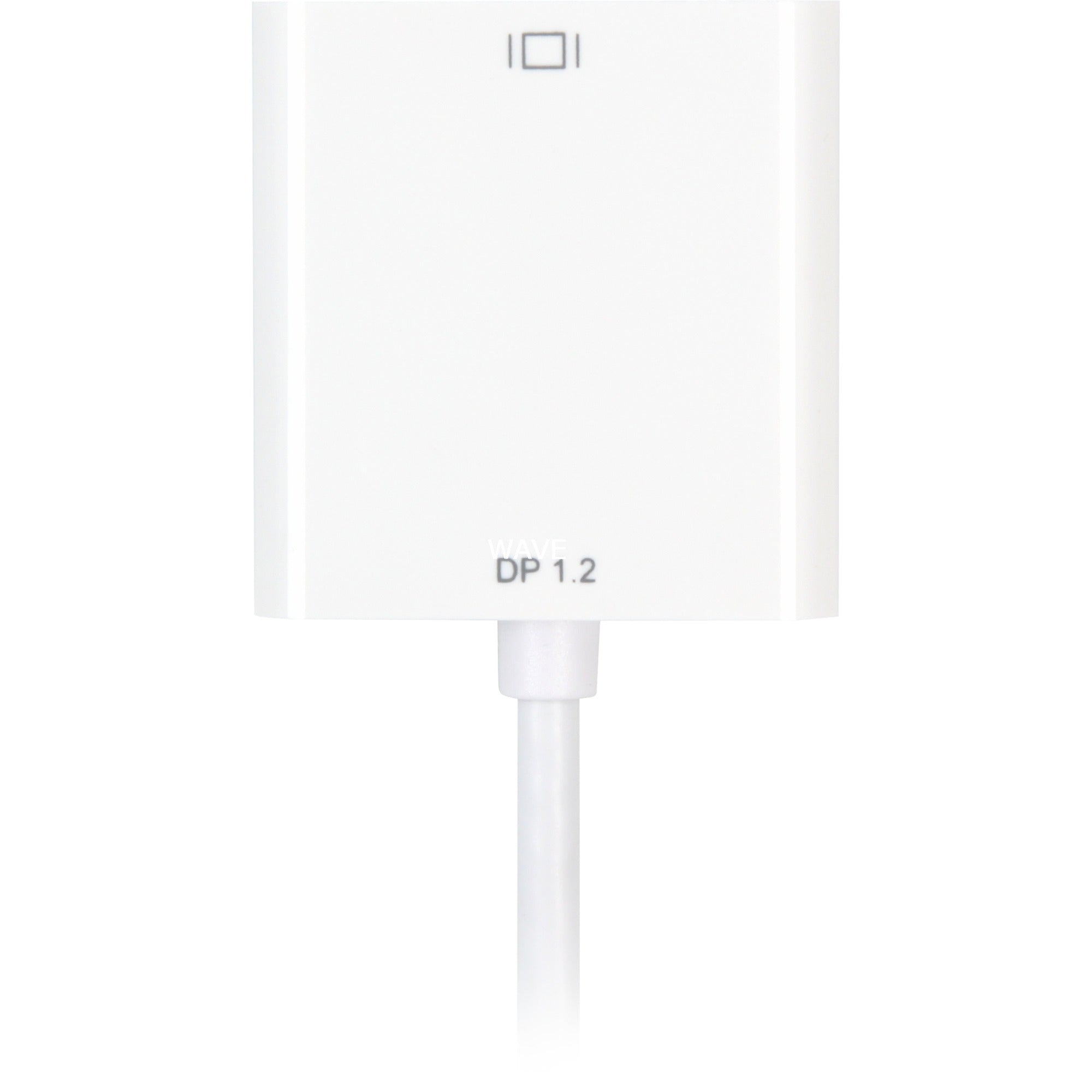 Sharkoon displayport 1.2 > dvi24+1 kabel (wit, 0,15 meter)