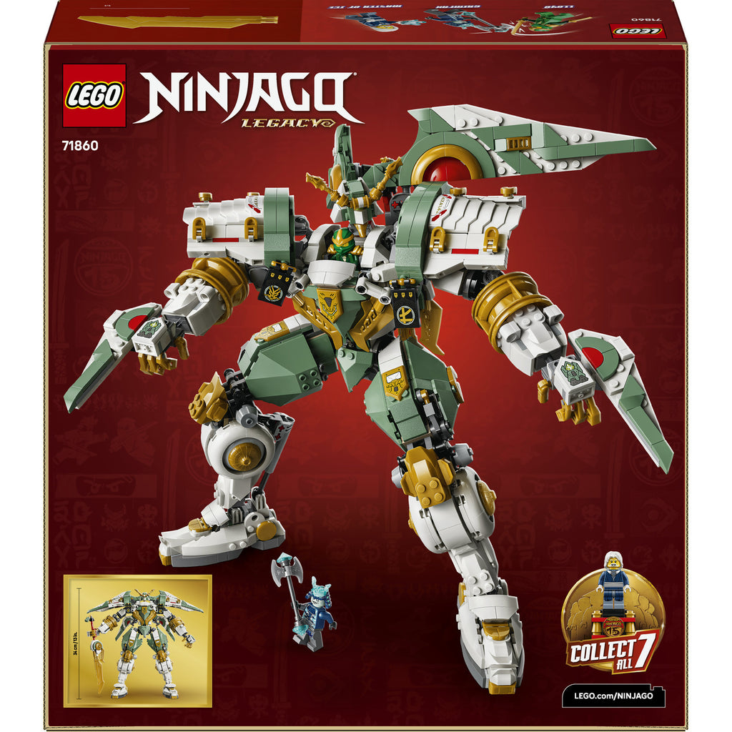 Lego ® ninjago® 15-jarig jubileum: lloyds reusachtige mecha speelgoed 71860