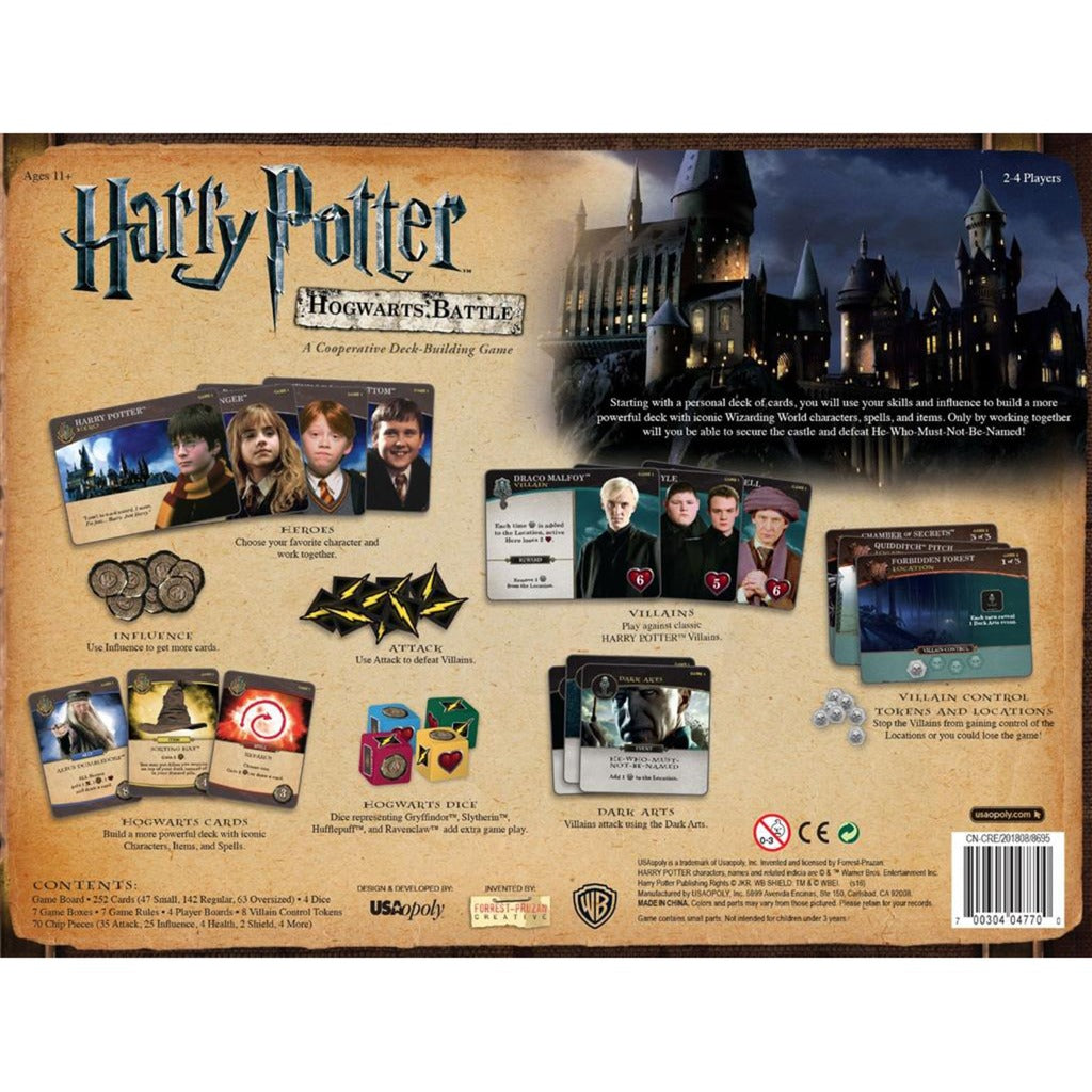 European player network harry potter: hogwarts battle kaartspel (engels, 2 - 4 spelers, 30 - 90 minuten, vanaf 11 jaar)