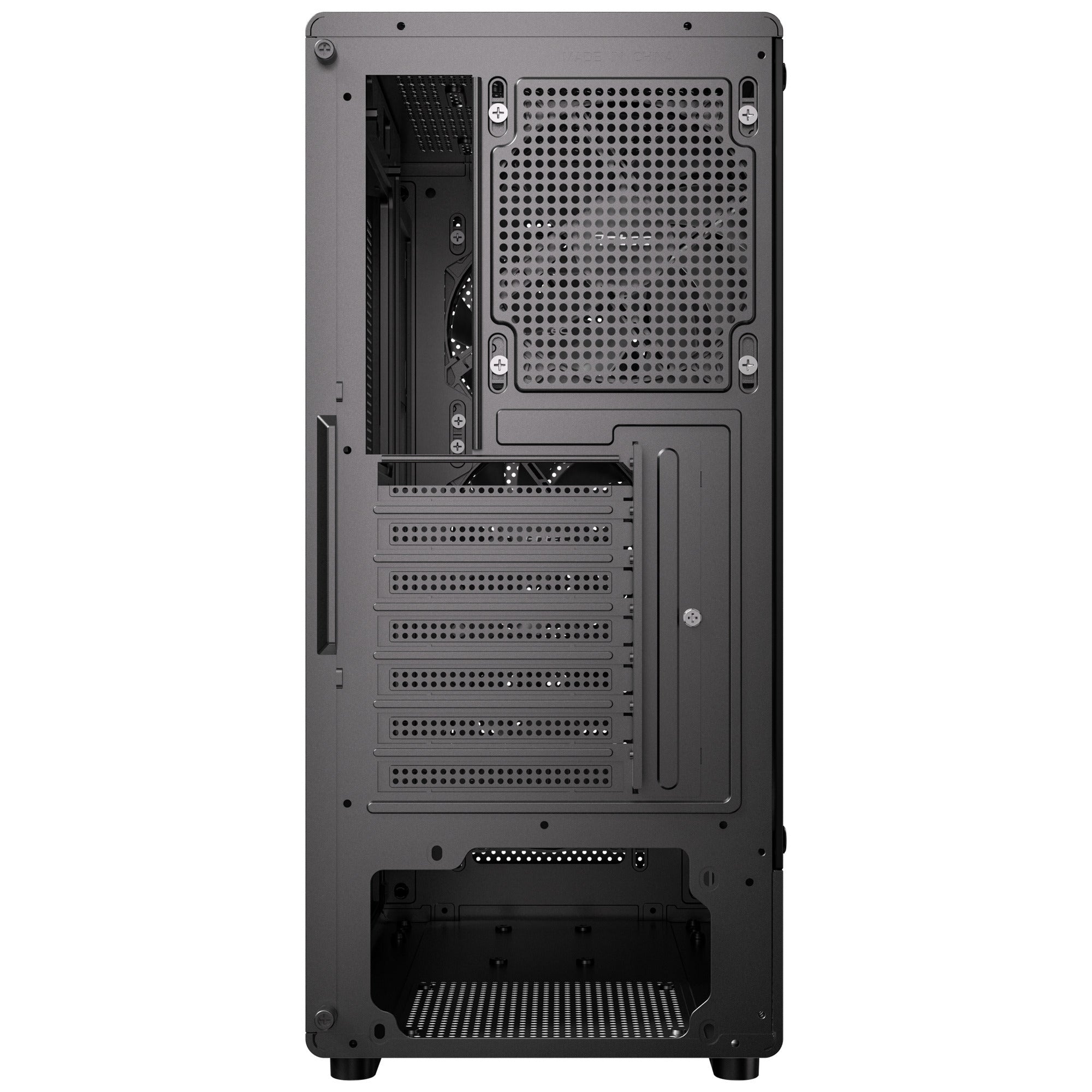 Antec vx310 argb midi tower behuizing (zwart | 3x usb-a | tempered glass)