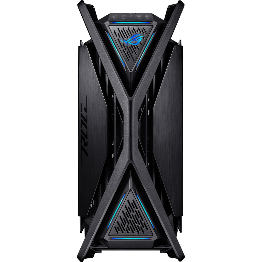 Asus rog hyperion gr701 big tower behuizing (zwart | 4x usb-a | 2x usb-c | rgb | tempered glass)