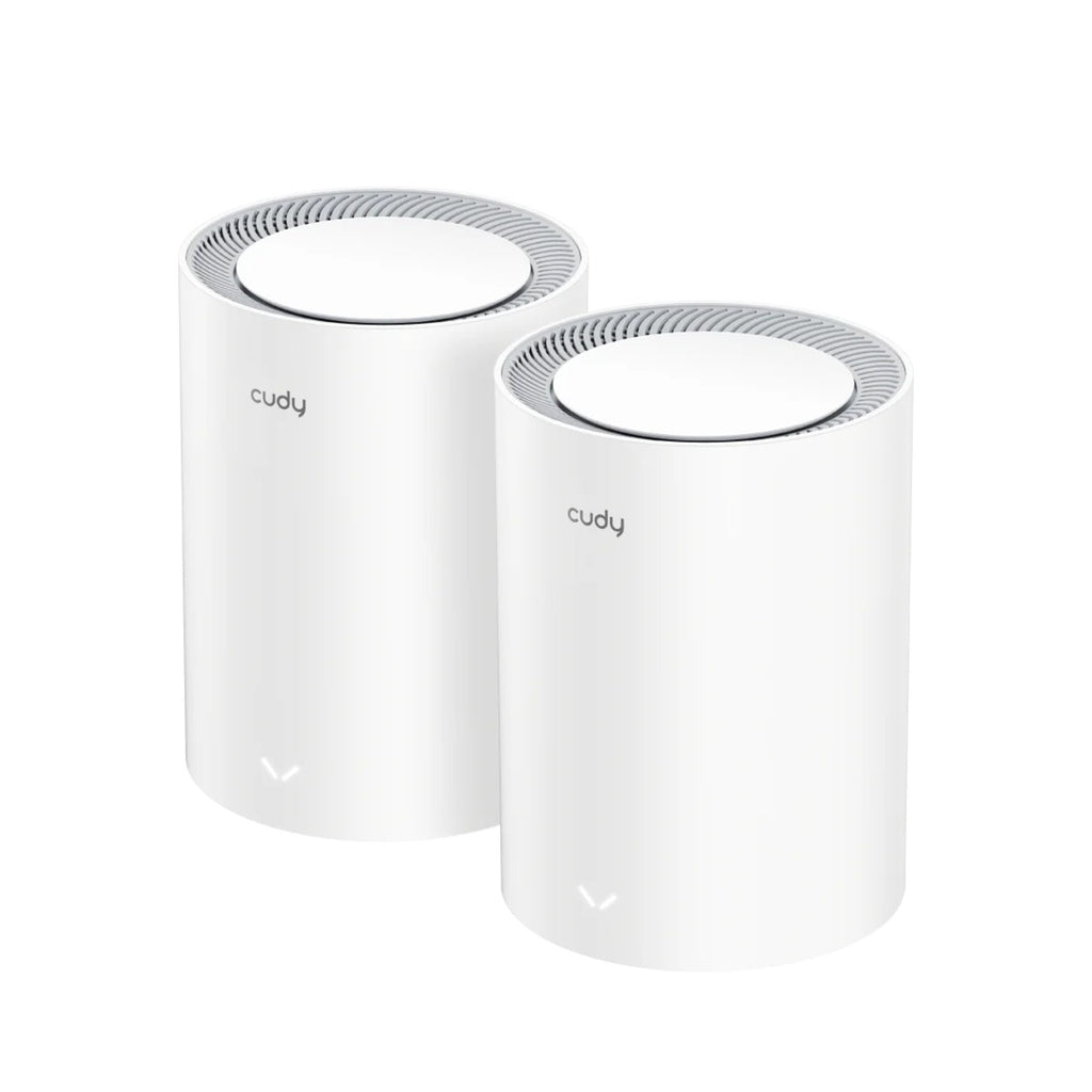 Cudy ax1800 gigabit mesh wi-fi 6 system (2-pack) mesh router (wit)
