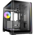 Antec c5 curve argb midi tower behuizing (zwart | 2x usb-a | 1x usb-c | tempered glass)