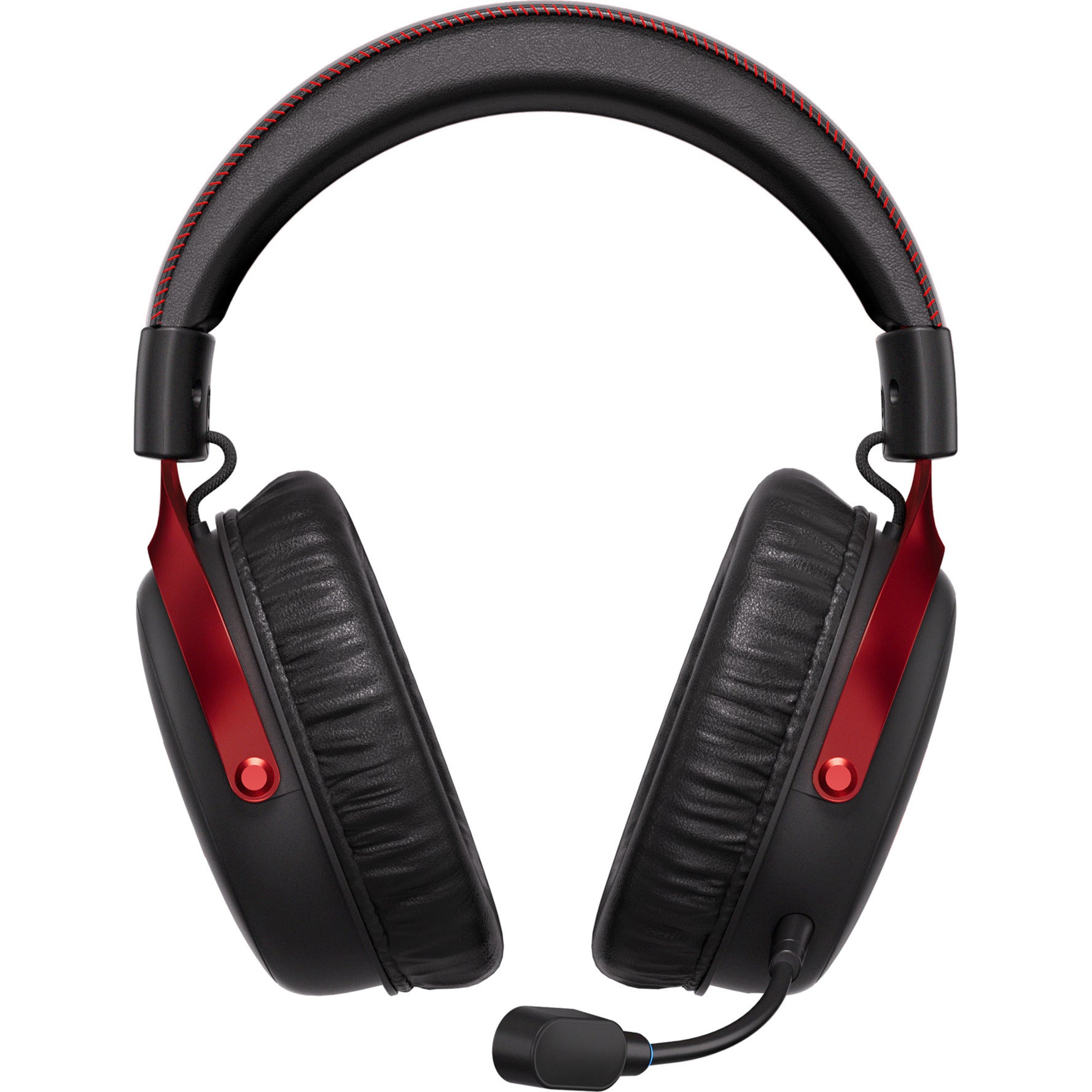 Mchose v9 pro wireless over-ear gaming headset (zwart rood, pc laptop playstation switch smartphone, 2.4g bluetooth wired type-c)