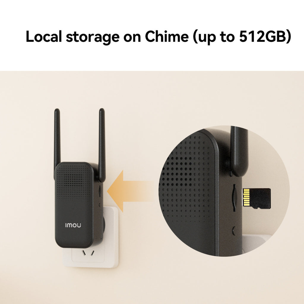 Imou doorbell 3 kit (zwart)
