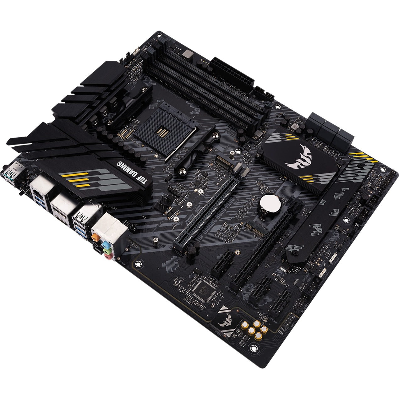 Asus tuf gaming b550-plus socket am4 moederbord (zwart, raid, 2.5gb-lan, sound, atx)