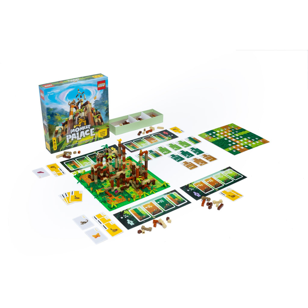 Asmodee lego® monkey palace bordspel (frans nederlands, 2 - 4 spelers, 45 minuten, vanaf 10 jaar)