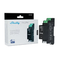 Shelly wave pro 2pm lr (eu) relais (zwart, z-wave)