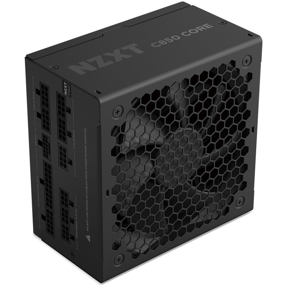 Nzxt c850 gold core modulaire 850 watt voeding (zwart, 1x 12v-2x6, 3x pcie)