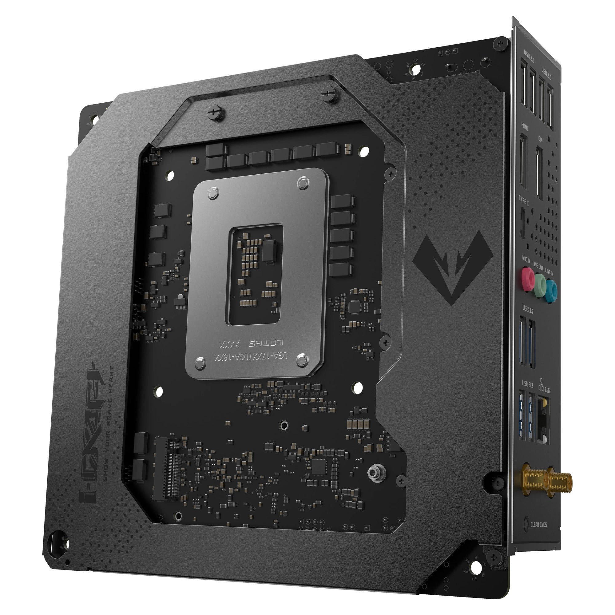 Maxsun ms-icraft z790 itx wifi socket 1700 moederbord (zwart, raid, 2.5 gb-lan, wlan, bt, sound, mini-itx)