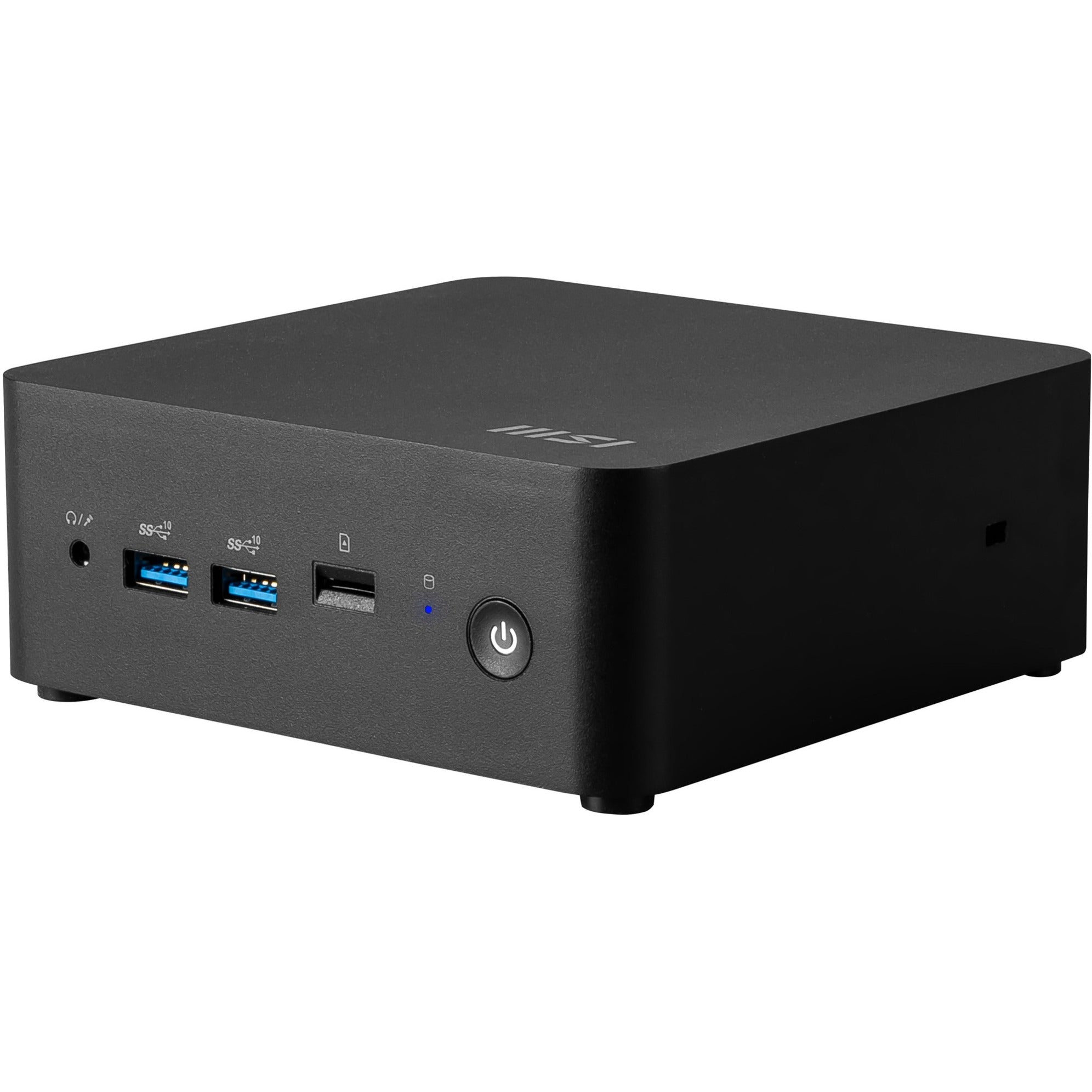Msi cubi nuc 1mg-003eu mini-pc (zwart | core 3 100u | intel graphics | 8 gb | 512 gb ssd)