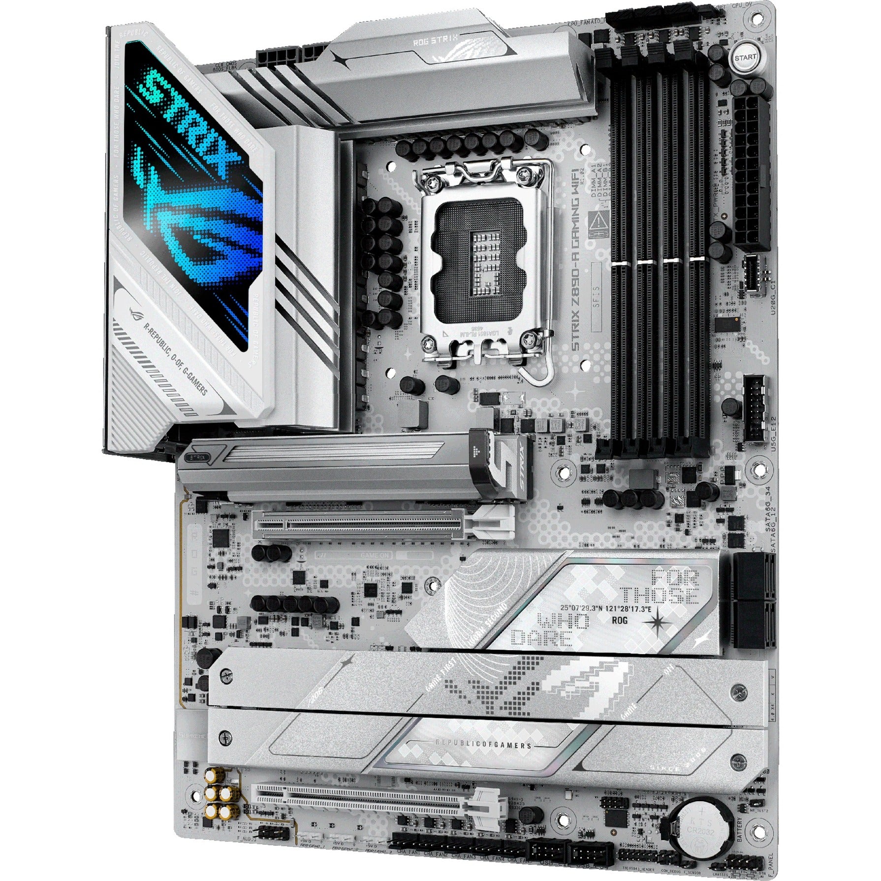 Asus rog strix z890-a gaming wifi socket 1851 moederbord (raid, 2.5gb-lan, wi-fi 7, bt, sound, atx)