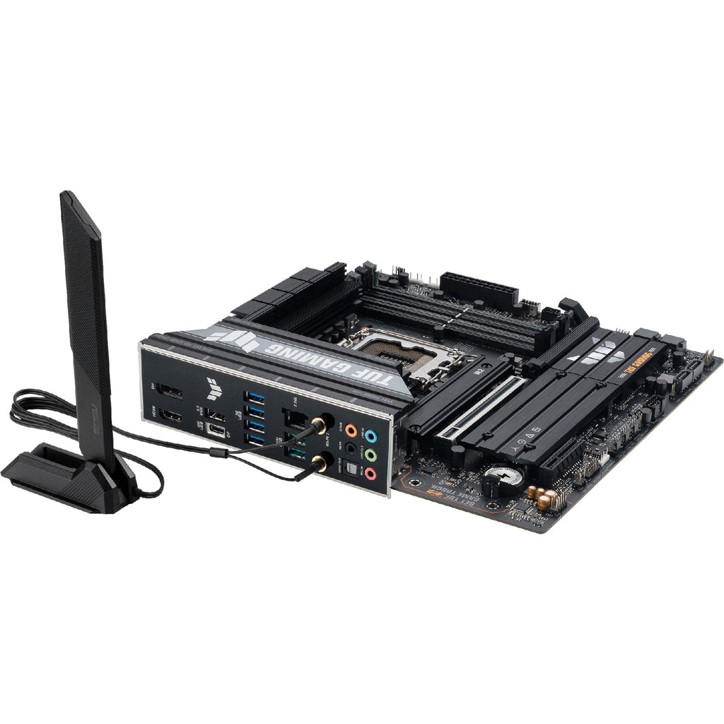 Asus tuf gaming b860m-plus wifi socket 1851 moederbord (2.5 gb-lan, wi-fi 7, bt, sound, µatx)