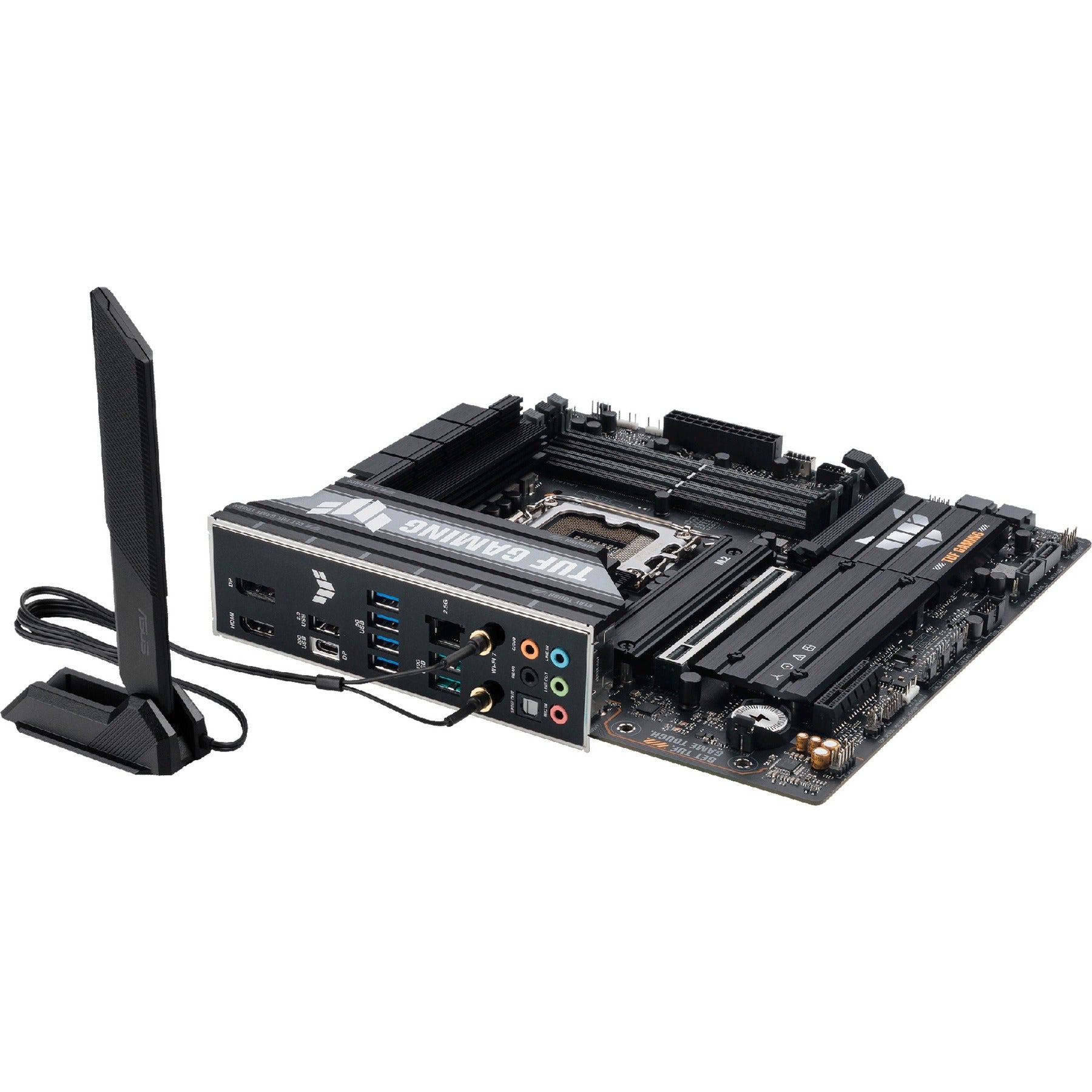 Asus tuf gaming b860m-plus wifi socket 1851 moederbord (2.5 gb-lan, wi-fi 7, bt, sound, µatx)