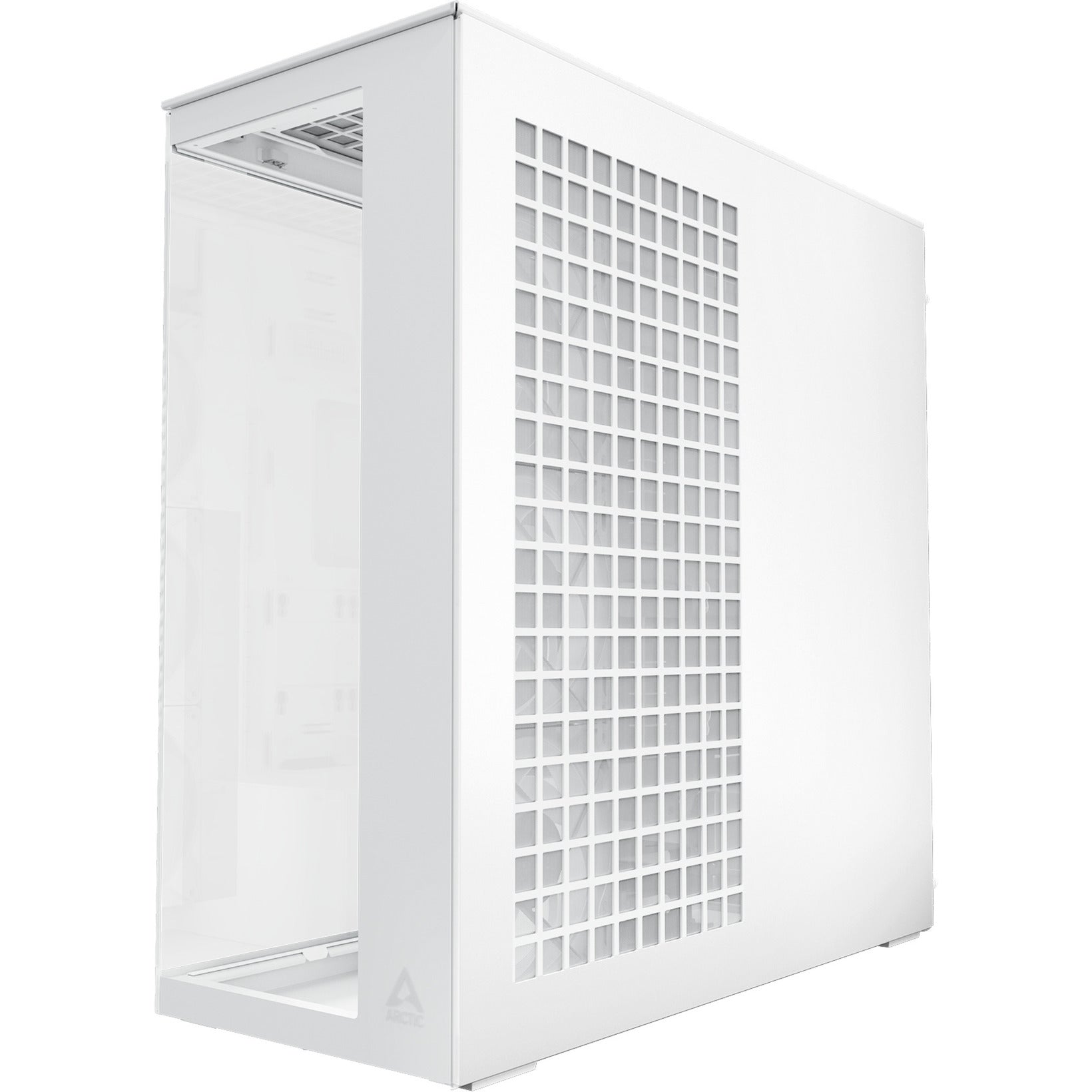 Arctic xtender vg midi tower behuizing (wit | 2x usb-a | 1x usb-c | rgb | tempered glass)