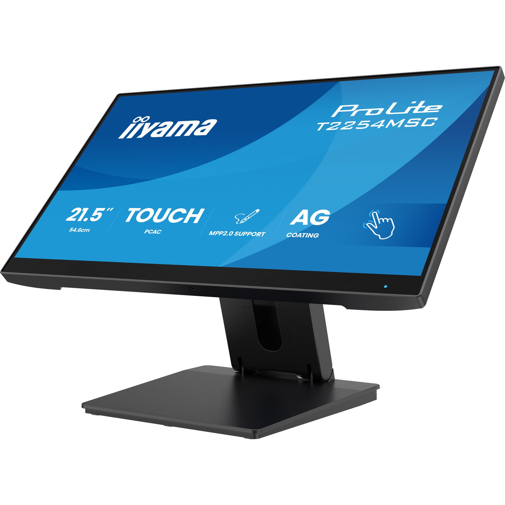 Iiyama prolite t2254msc-b2ag 21.5 touchscreen monitor (zwart, hdmi, displayport, vga, 2x usb-a, usb-b)