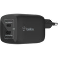 Belkin boostcharge pro 2-poorts usb-c gan-wandlader met pps (65 w) (zwart, 2x usb-c)