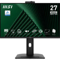 Msi pro mp275qpdg 27 monitor (zwart, 2x hdmi, displayport, 4x usb-a, usb-b, usb-c, rj-45, 100 hz)