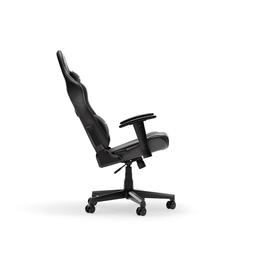 Dxracer prince l black pvc leather gamestoel (zwart)
