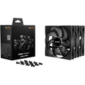 Be quiet! pure wings 3 case fans (zwart, 3 stuks, 140 x 140 x 25 mm, pwm)