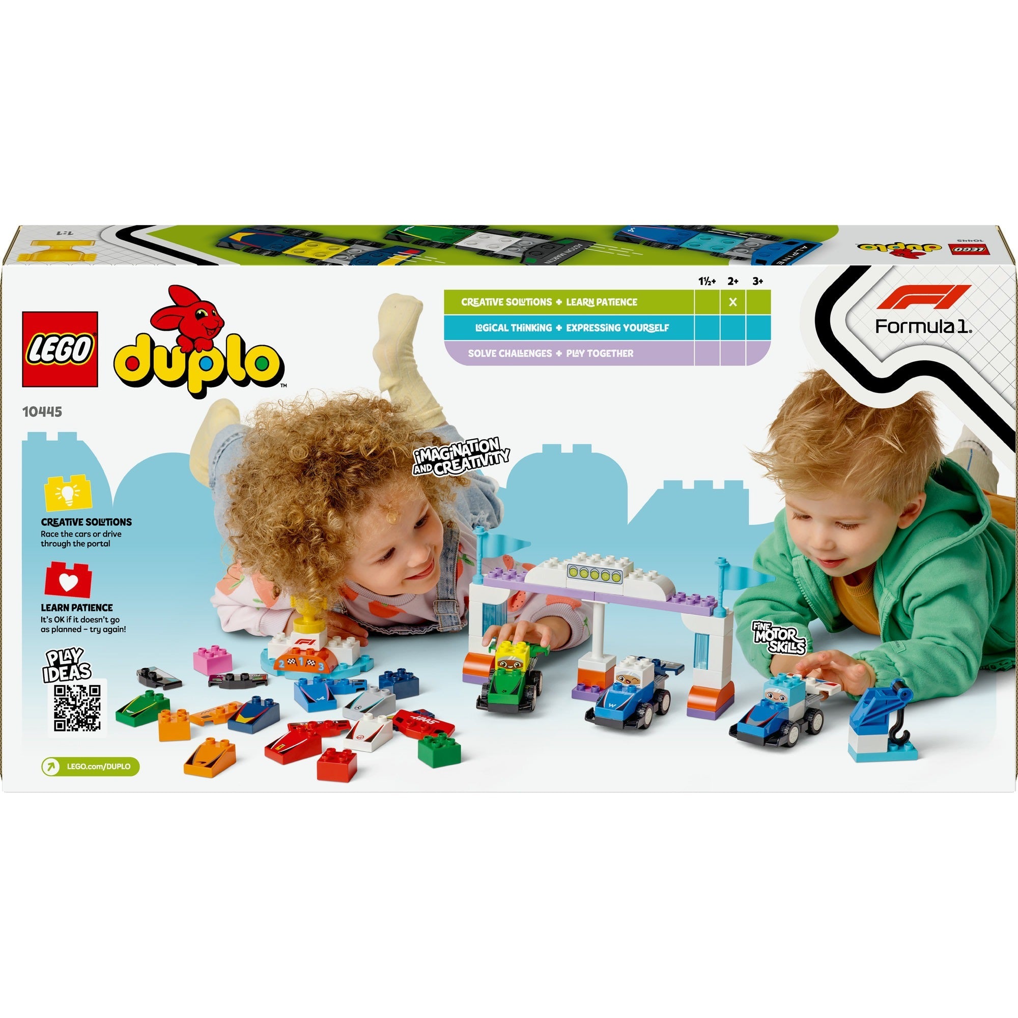 LEGO Duplo Stadt 10445 Formel-1-Team Rennwagen und Fahrer