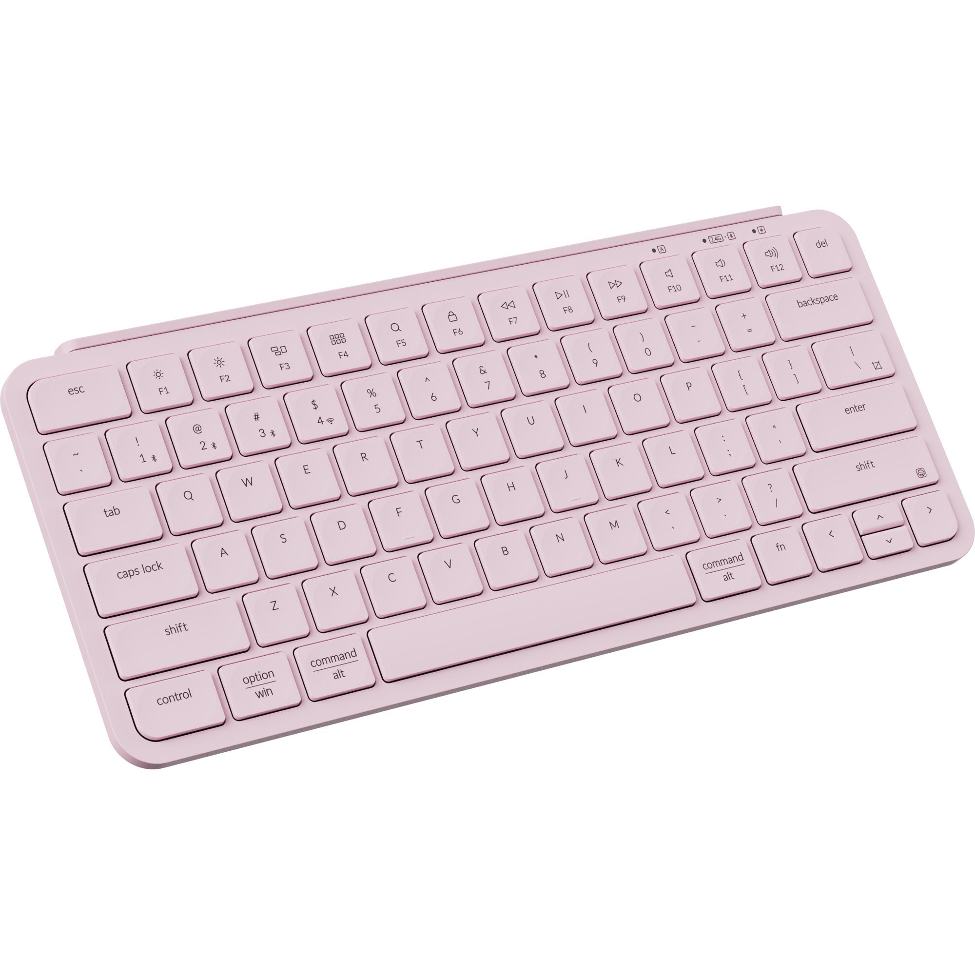 Keychron b1 pro-k4, toetsenbord (lichtroze, us-international, scissor switches, 75%, abs keycaps, 2.4ghz | bluetooth 5.2 | usb-c)