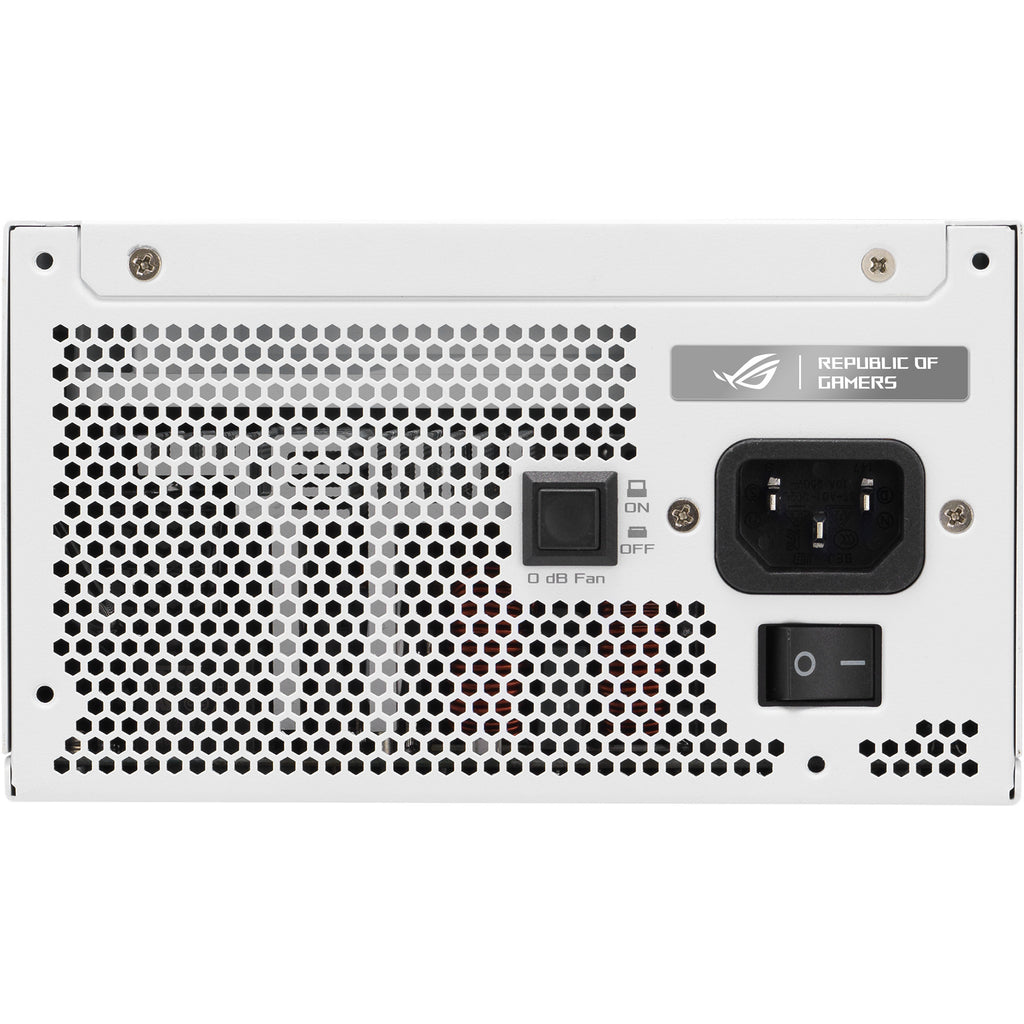 Asus rog strix platinum white edition modulaire 1000 watt voeding (wit, 1x 12v-2x6, 4x pcie)