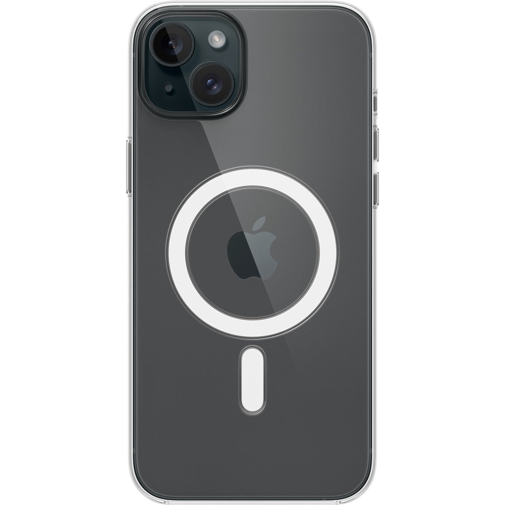 Apple doorzichtig hoesje met magsafe voor iphone 15 plus telefoonhoesje (transparant)