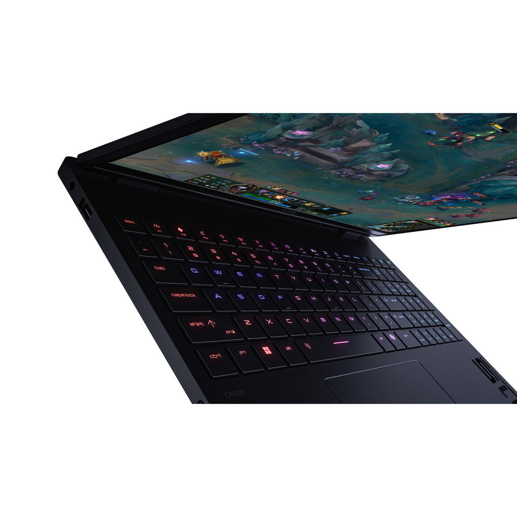 Hyperx omen 15 inch gaming laptop pc 15-ga0070nd 15.3 gaming laptop (zwart | i7-14650hx | rtx 5060 | 24 gb | 1 tb ssd | 180 hz)