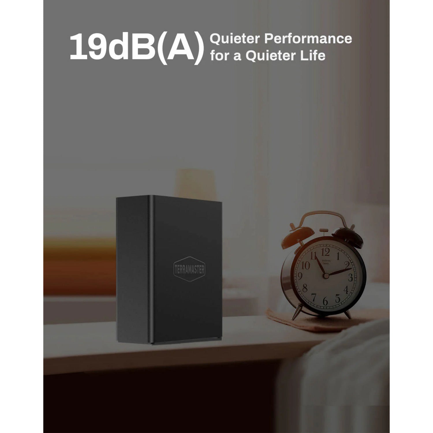 Terramaster f8 ssd nas (zwart, 1x 10gbe, hdmi, usb)