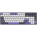 Iqunix f97 lavandin wireless mechanical keyboard (lavendel, us lay-out (qwerty), cherry mx silent red, 96%, rgb leds, hot-swappable, pbt, 2.4ghz | bluetooth 5.1 | usb-c)