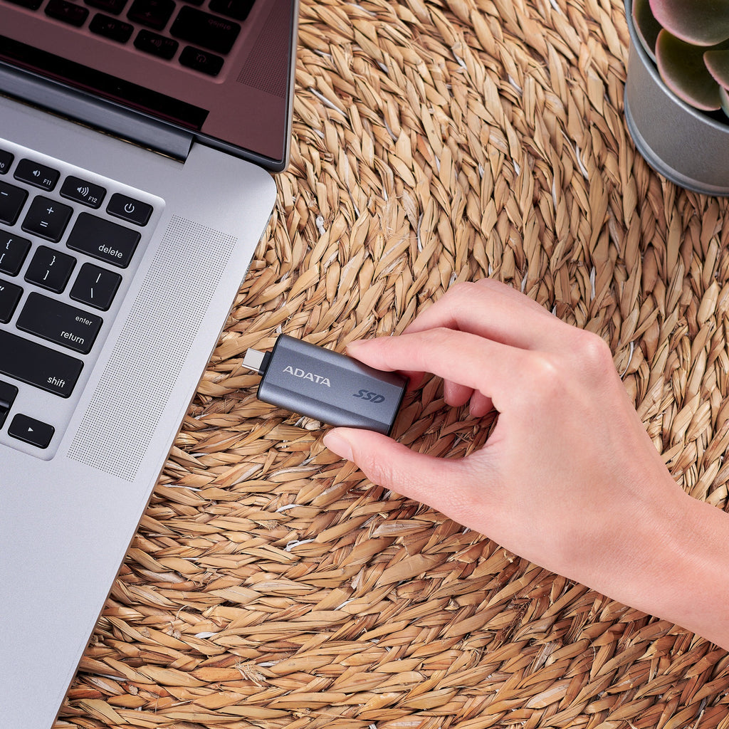 Adata sc750 1 tb externe ssd (titanium, sc750-1000g-ccbk, usb-c 3.2 (10 gbit s))