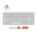 Keychron k2 max-q1, toetsenbord (wit, us lay-out, super red, rgb leds, 75%, osa double-shot pbt, hot swap, 2.4ghz | bluetooth 5.1 | usb-c)