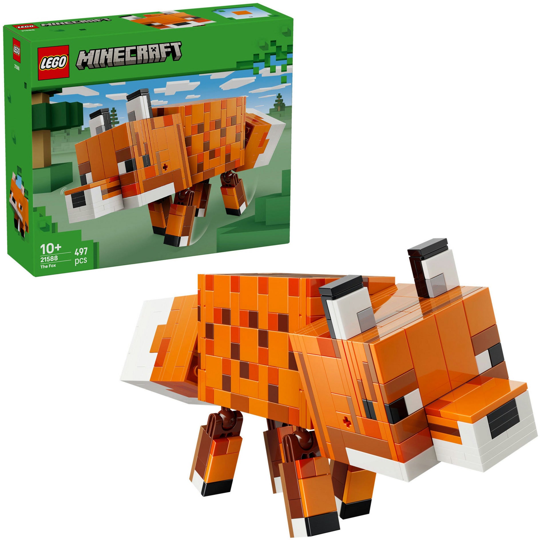 LEGO Minecraft Fuchs-Bauspielzeug