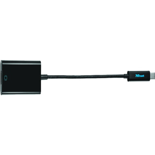 Trust usb type-c - hdmi adapter usb-adapter (zwart, 21011)