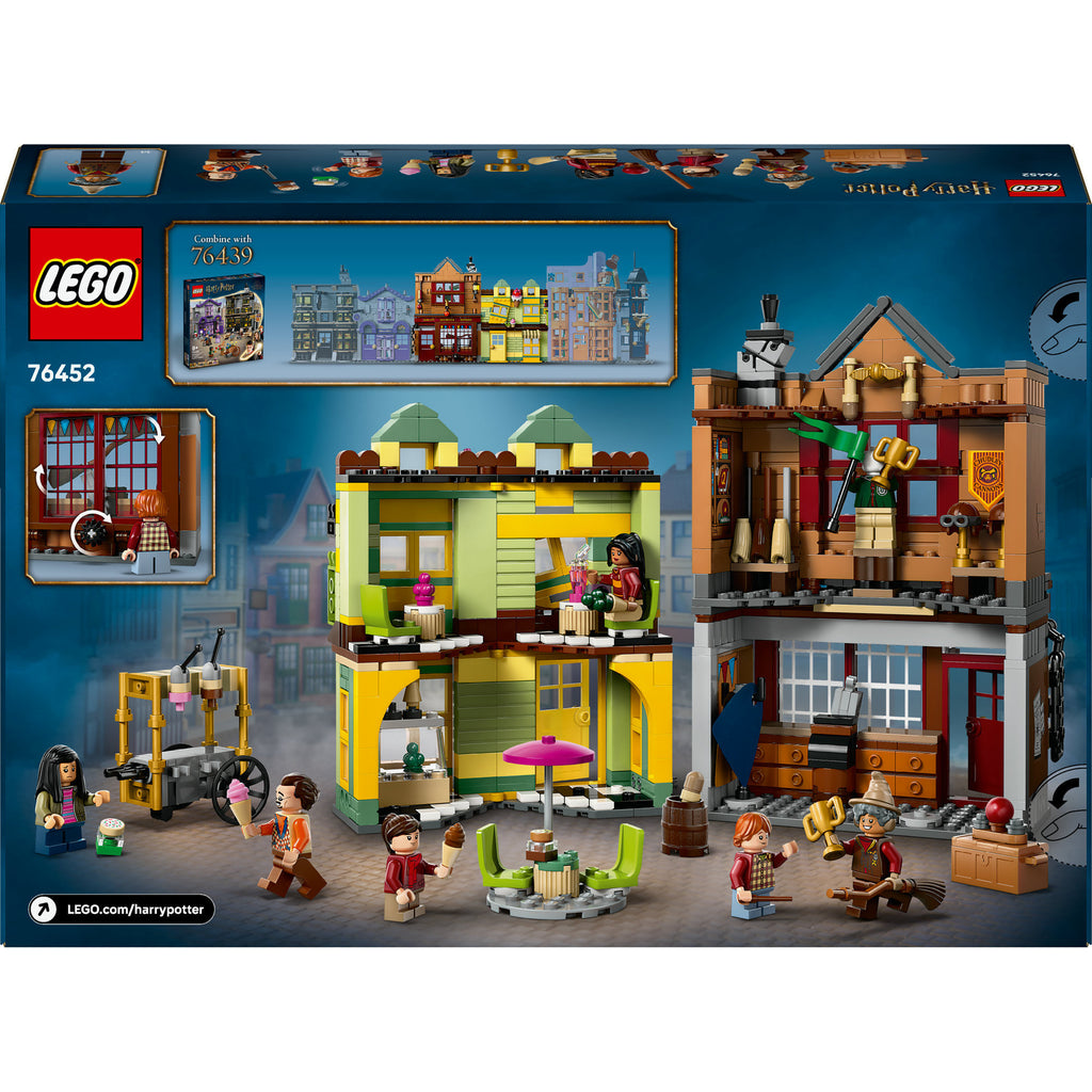Lego harry potter - zwik zwachtels zwerkbalpaleis en ijssalon constructiespeelgoed (76452)