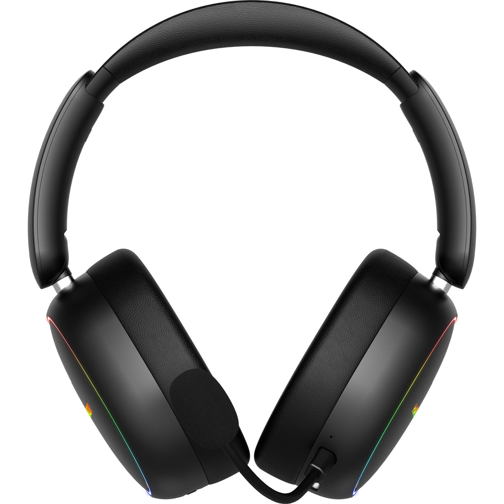 Hator phoenix 2 wireless over-ear gaming headset (zwart, rgb, 2.4ghz bluetooth 5.4 usb-c)
