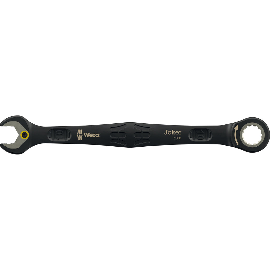 Wera 6000 joker black edition 11 set 1 steek-ringratelsleutelset, 11‑delig moersleutel (zwart)