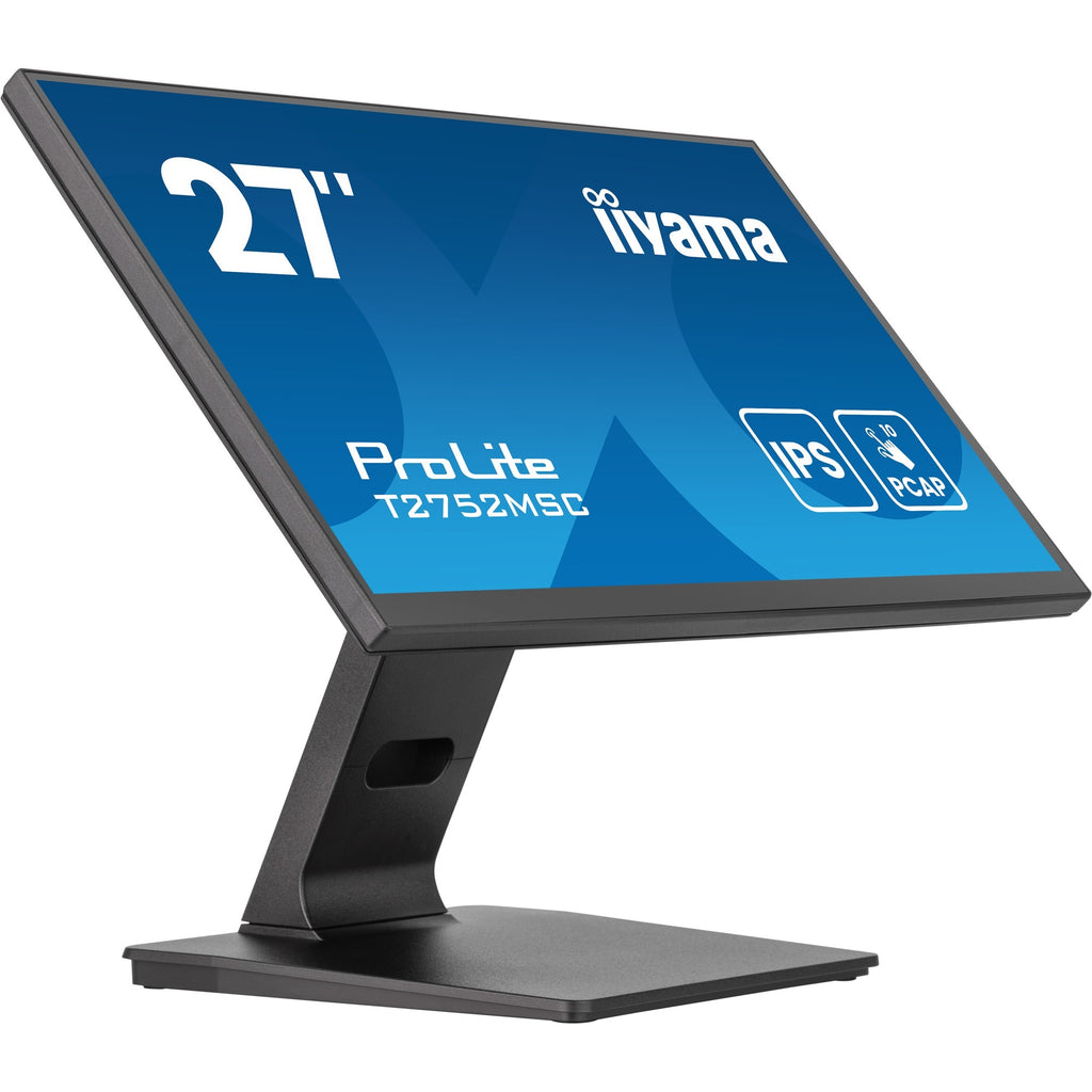 Iiyama prolite t2752msc-b1ag 27 touchscreen monitor (zwart, 1x displayport, 1x hdmi, 2x usb-a)