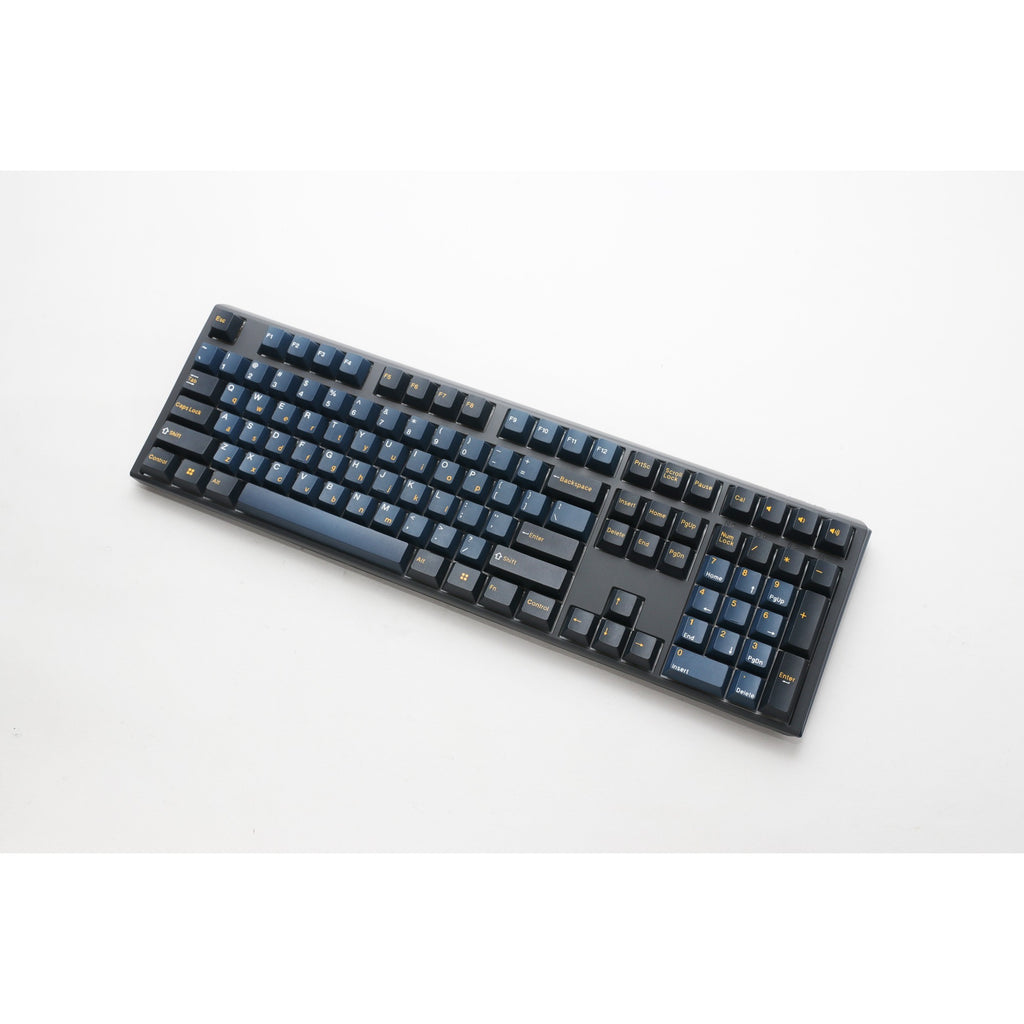 Ducky one 3 pro, gaming toetsenbord (zwart, us lay-out, cherry mx2a red, rgb led, double-shot pbt, quack mechanics, hot swap)